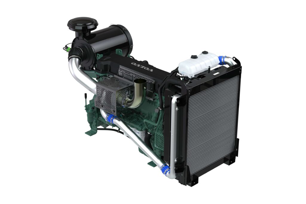 The D13 500 kVA has a fuel-saving of 4 – 5%, compared to previous models.