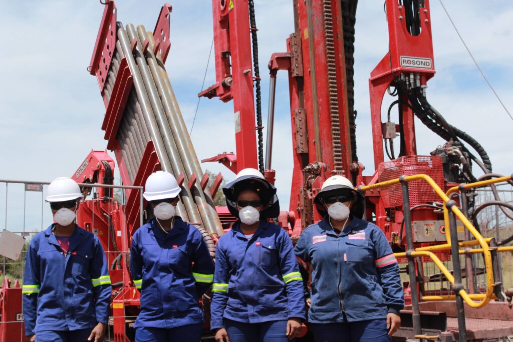 Rosond has pioneered all-female drill-rig crews at Kumba in the Northern Cape.