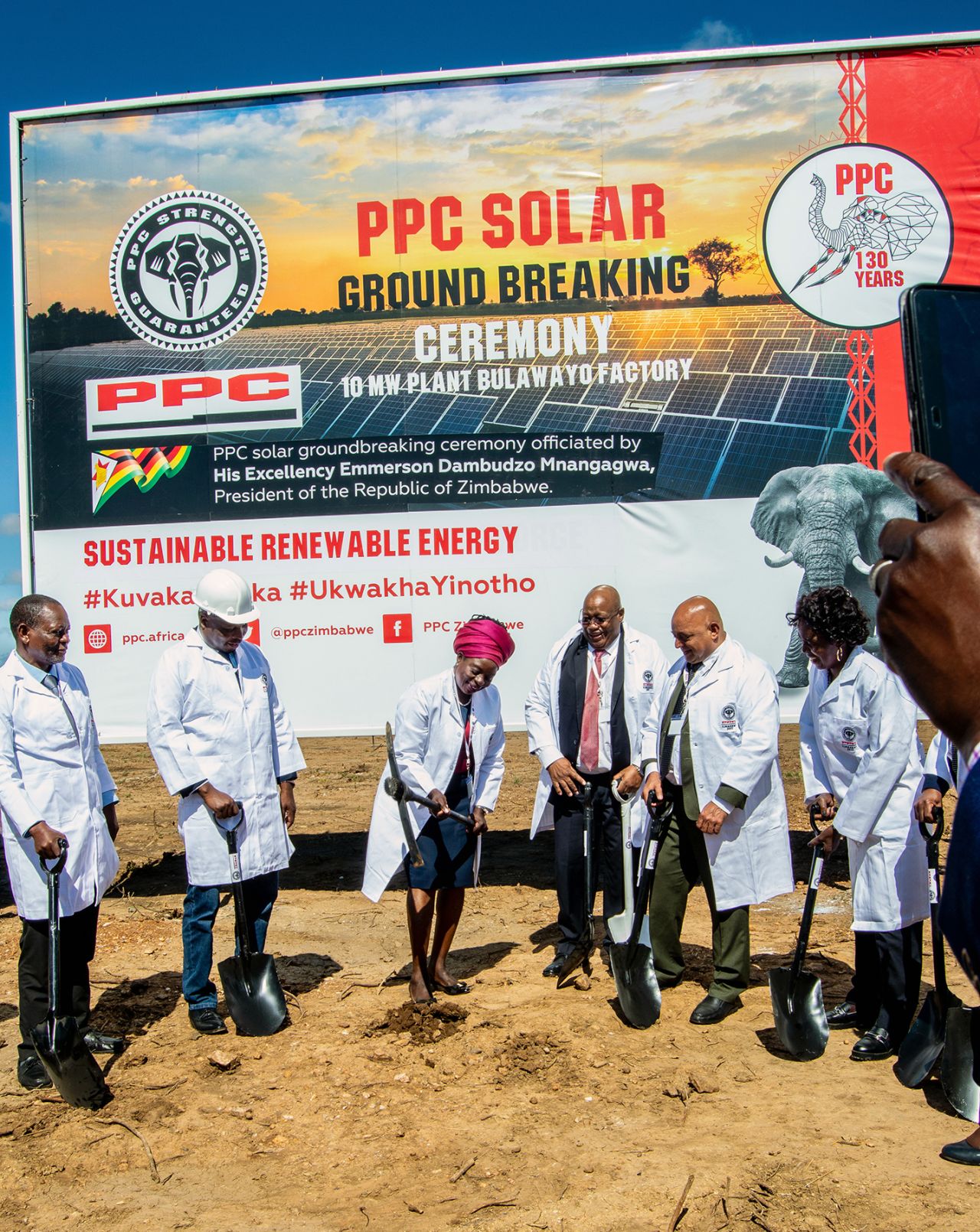 The groundbreaking ceremony was conducted by the Minister of Industry and Commerce, Dr Sekai Nzenza on the 26 April 2022.
