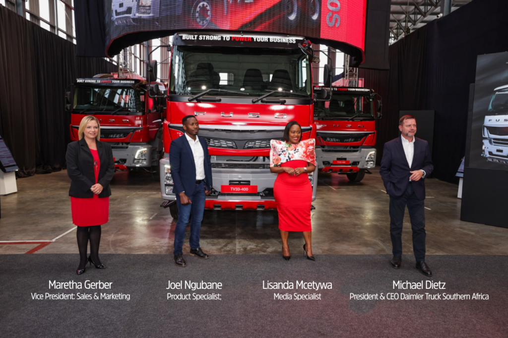 The Daimler Truck Southern Africa team at the launch.