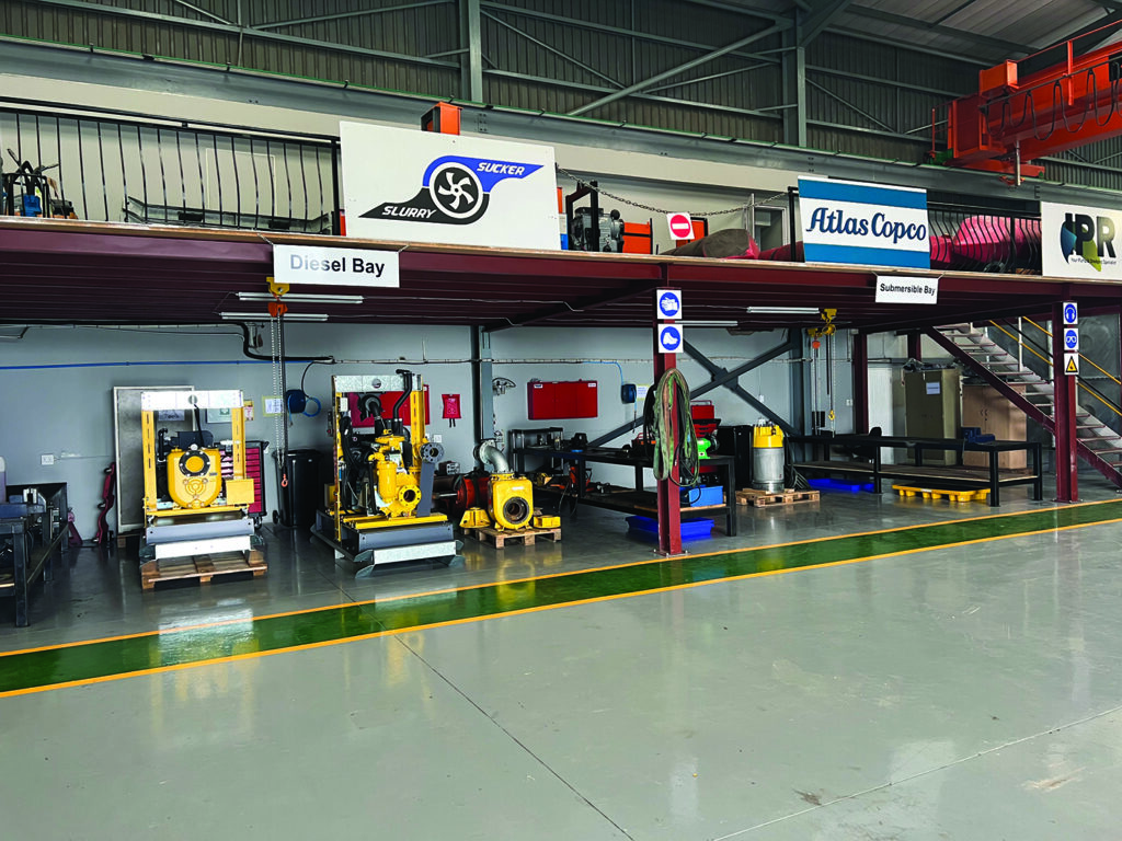 IPR’s new facility has a dedicated servicing and repair shop.
