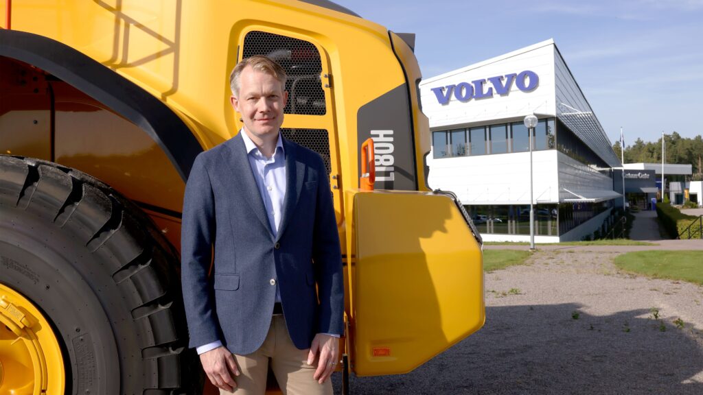 Joakim Arndorw, head of Sales Region International at Volvo CE.