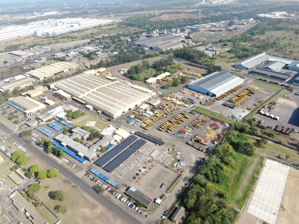 Bell Equipment has 45 000 m² undercover manufacturing area in Richards Bay that complies with the ISO 9001:2015 Quality Management System and welds to the internationally recognised ISO 3834-2 Appendix 10 standards.