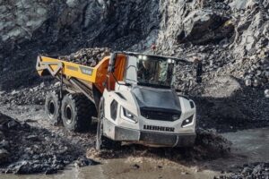 Liebherr will present the TA 230 Litronic articulated dump truck at Intermat.