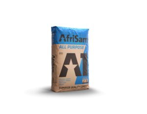 AfriSam All Purpose Cement is recognised for its specially blended, high-quality formulation that supports the construction of durable and long-lasting structures.