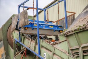ElectroMax Overband Magnet at W Maw Recycling.
