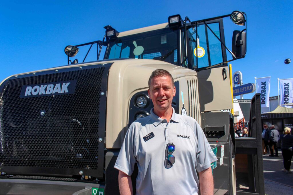 Rokbak Aftermarket Commercial manager, Gary Bradburn.