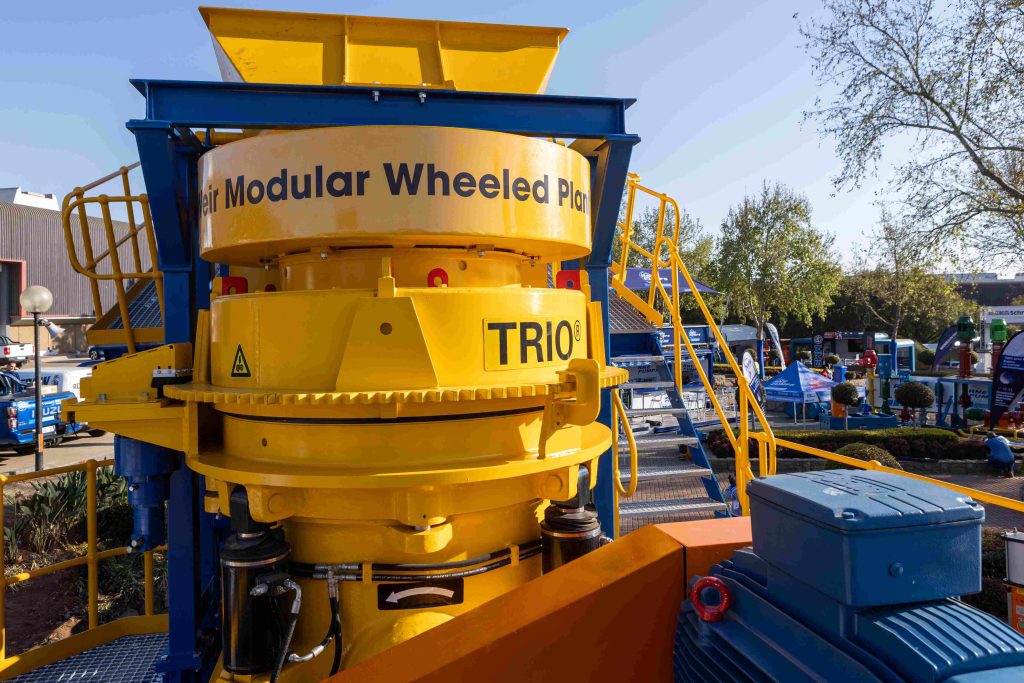 The WMWP features a TRIO TC 36 cone crusher designed for secondary and tertiary crushing.