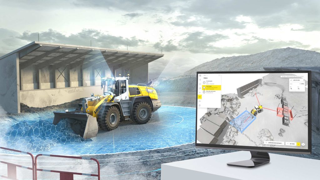 Liebherr Autonomous Operations can be followed on a web application as well as live on the test site.