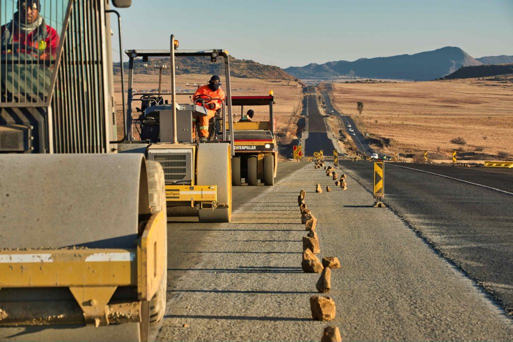 Large roadworks require a stringent specification of aggregate stone.