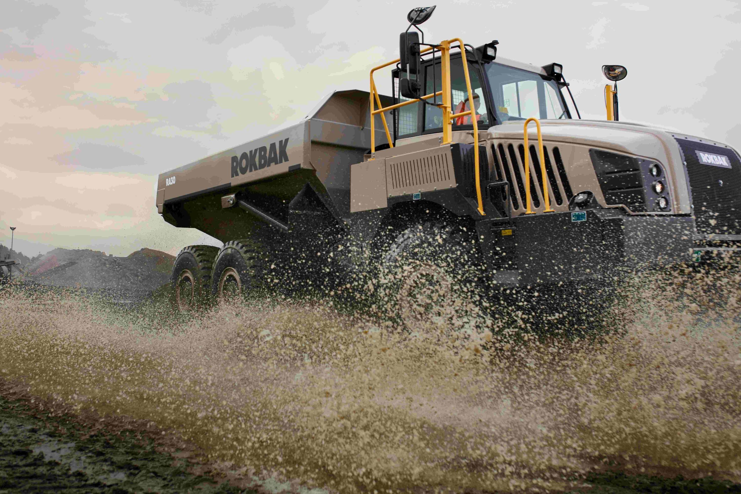 The physical connection with a Rokbak truck creates a lasting impression.