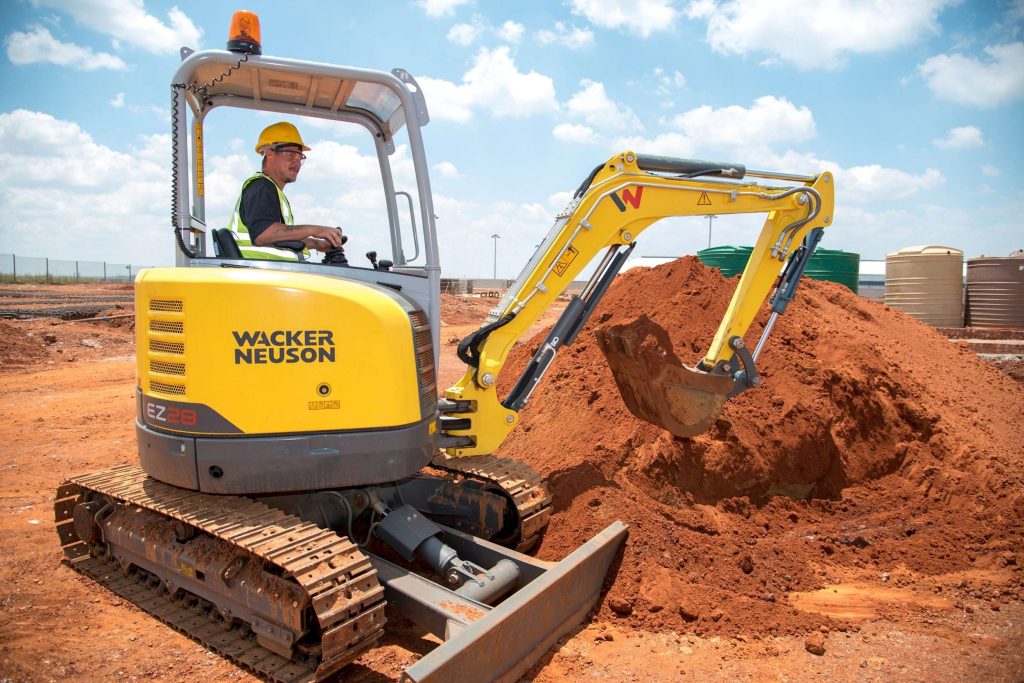 Eligible Wacker Neuson customers in South Africa can apply for financing on selected equipment, including rollers and excavators.