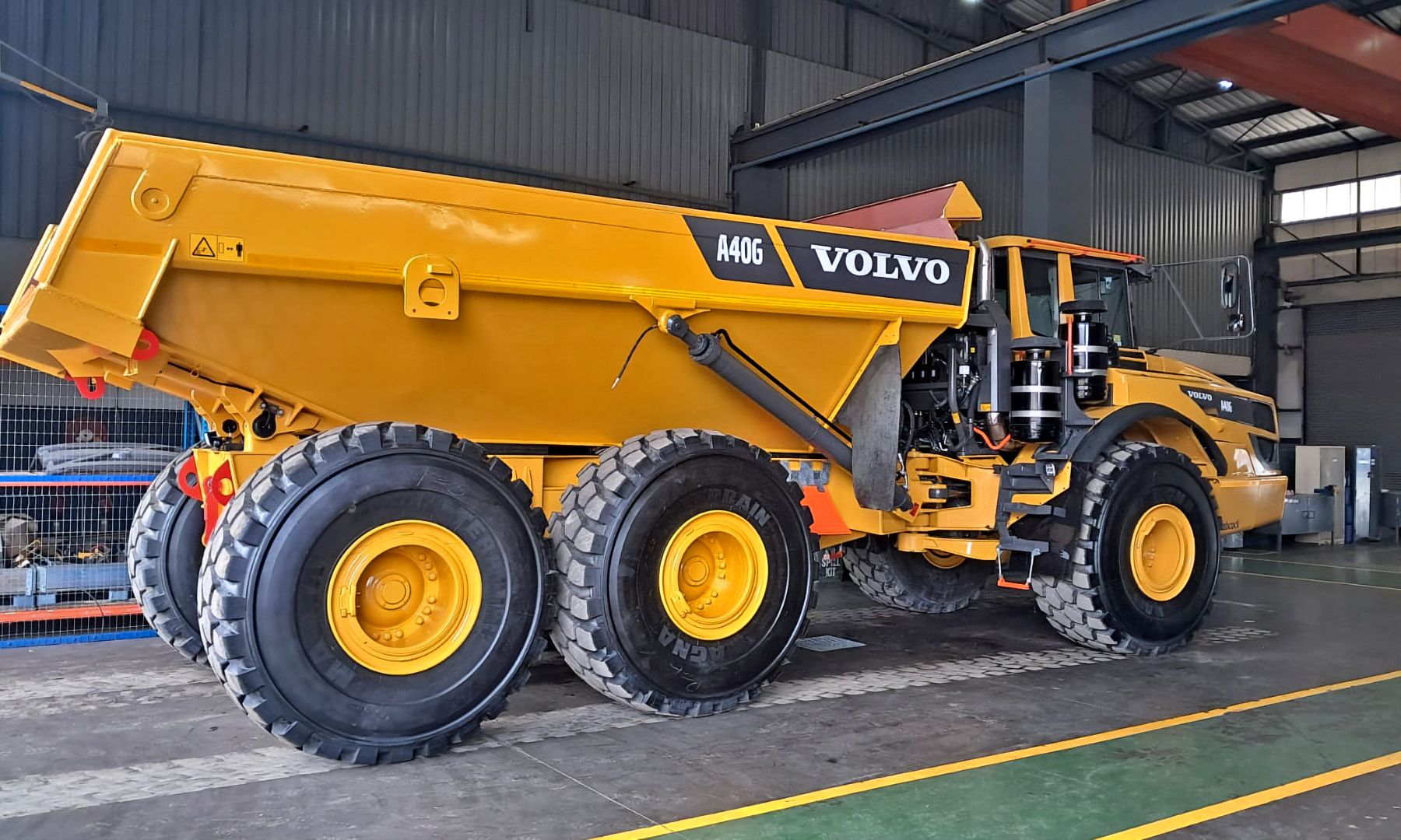 The first articulated hauler rebuild completed by Babcock in South Africa.