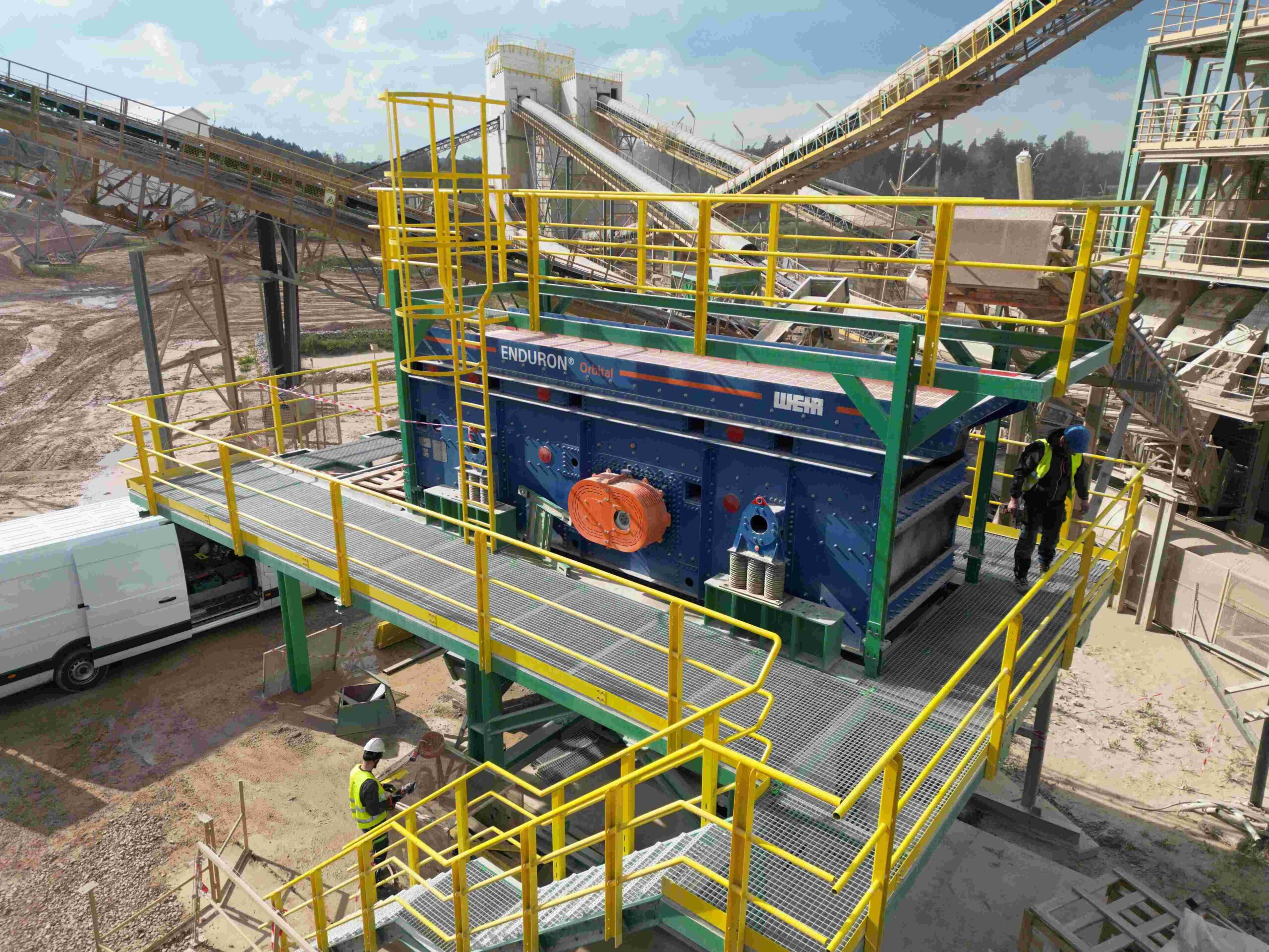 The lighter design of the ENDURON Orbital range allows for smaller exciters, boosting efficiency and reducing environmental impact.