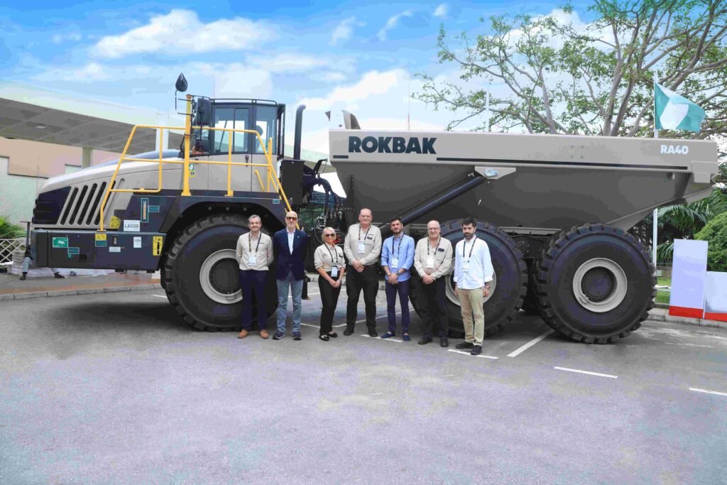 The Rokbak RA40 at Nigeria Mining Week.