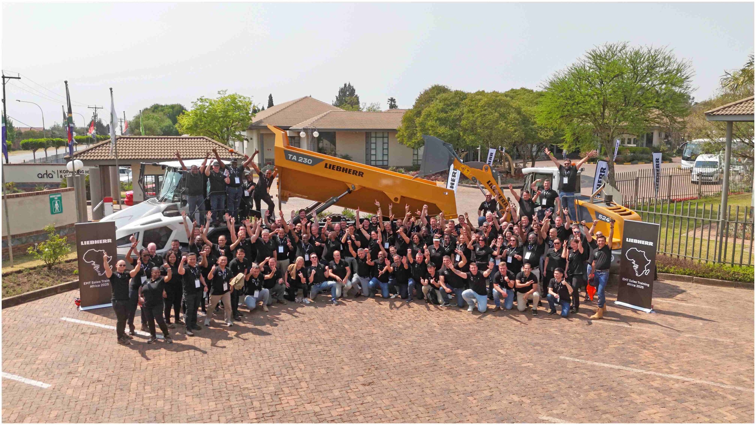 Liebherr conducted training for its Africa, Middle East and Near East sales teams in South Africa.