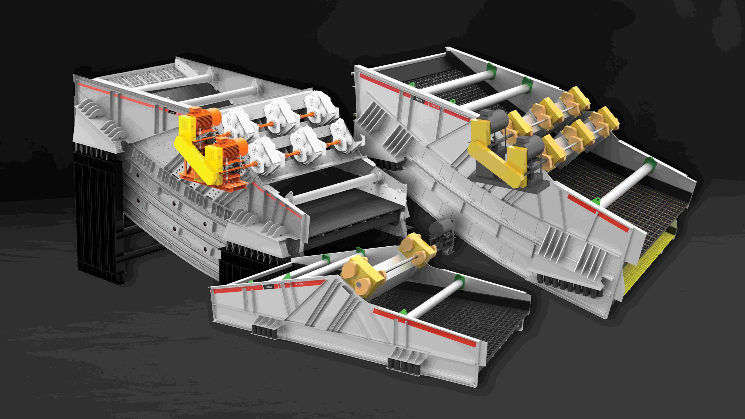 The GFF Series, featuring flip-flow technology, enables efficient screening of challenging materials and fine separation.