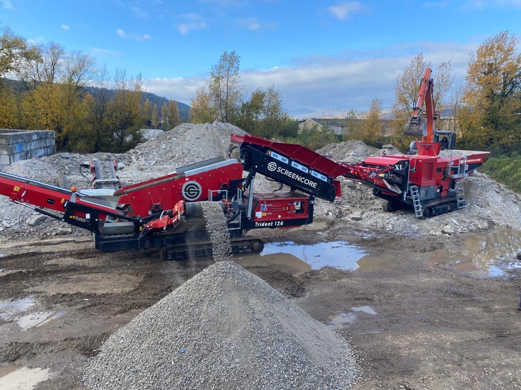 Mobile screening, crushing and material handling solutions are playing a major role in dealing with construction materials.