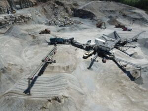 Astec-Telestack equipment is used for stockpiling and linking in quarries around the world.
