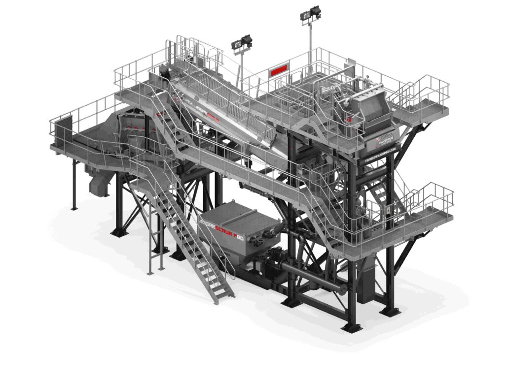 The AggreScrub™ P80 is a high performance wet processing solution engineered for construction and demolition waste, excavation material and aggregate applications.