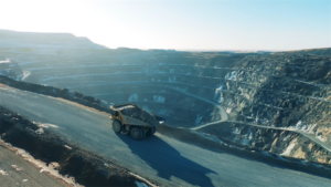 A truck at a quarry – not one of Heidelberg Materials’ sites.
