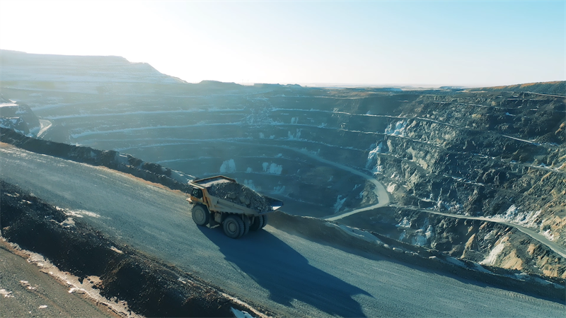 A truck at a quarry – not one of Heidelberg Materials’ sites.