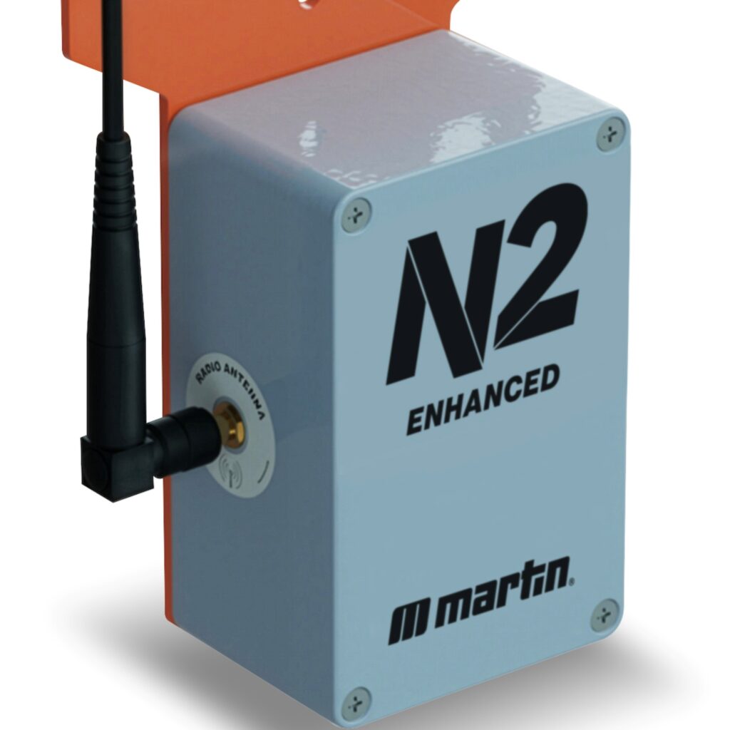 Martin’s N2 ACI sensor measures air cannon firing characteristics.