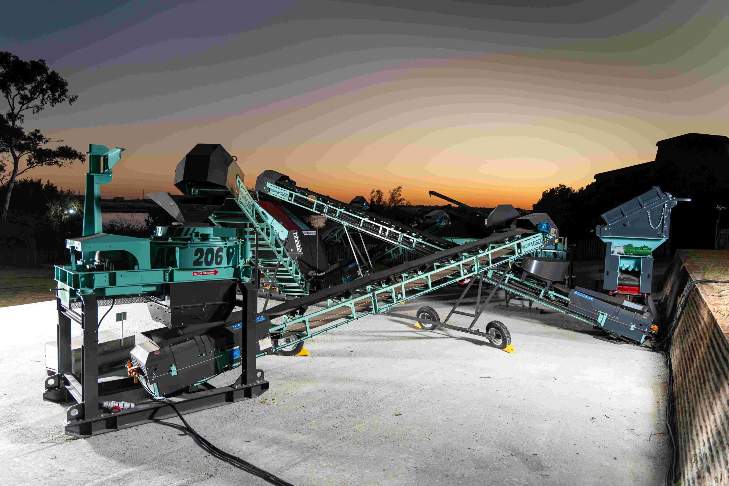 The modular design minimises on-site construction requirements, enabling quicker commissioning and reducing the complexity of new quarry developments.