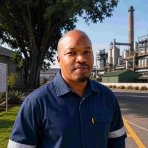 Andile Shangase, Sales Engineer at Babcock’s Engineering business.