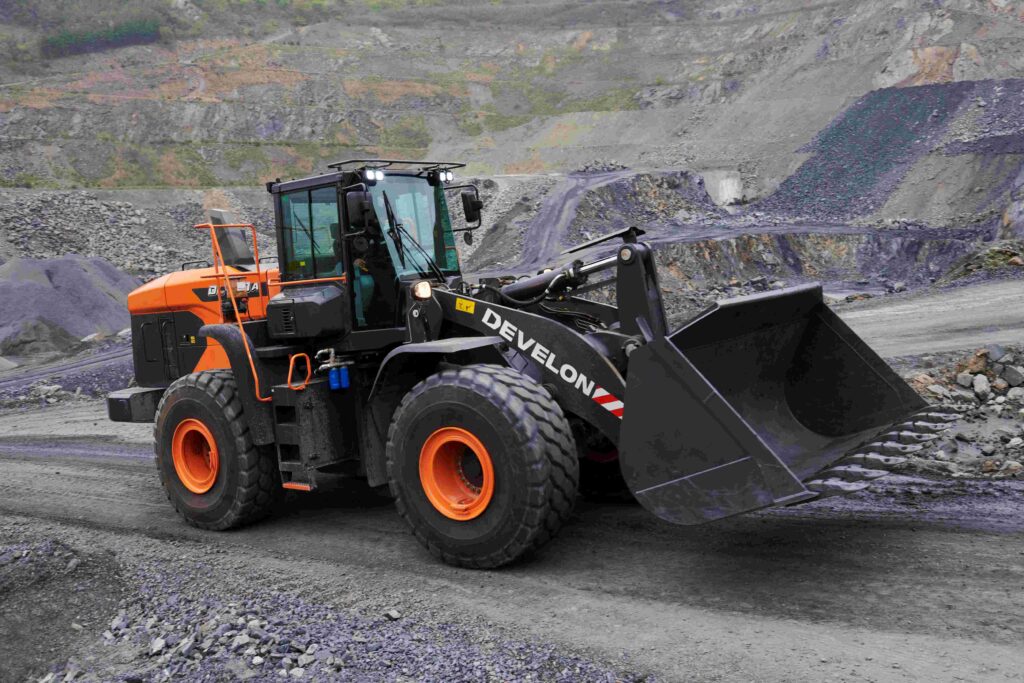DISA Equipment plans to display a Develon DL420A-7M wheel loader at Electra Mining.