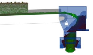 Weba Chute Systems uses Discrete Element Method (DEM) analysis to verify and refine transfer chute designs developed through engineering calculations and practical experience.