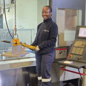 Mantsha Mamotheti is a turner machinist at Astec.