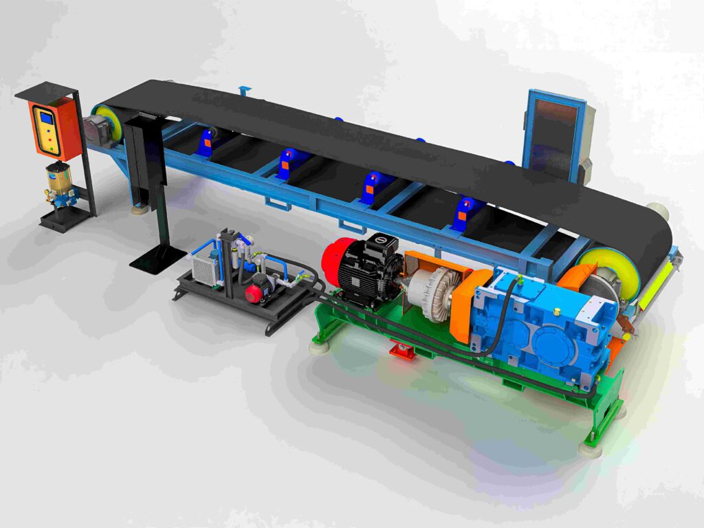 BMG’s integrated drive technology for belt conveyors and feeders.