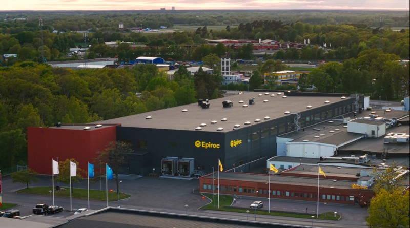 Epiroc’s manufacturing site in Kalmar, Sweden.