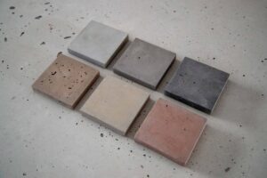 Drawing inspiration from mineral formations, soil, stone and weathered landscapes, FLOAT offers six standard colours developed to complement both architecture and the surrounding environment.