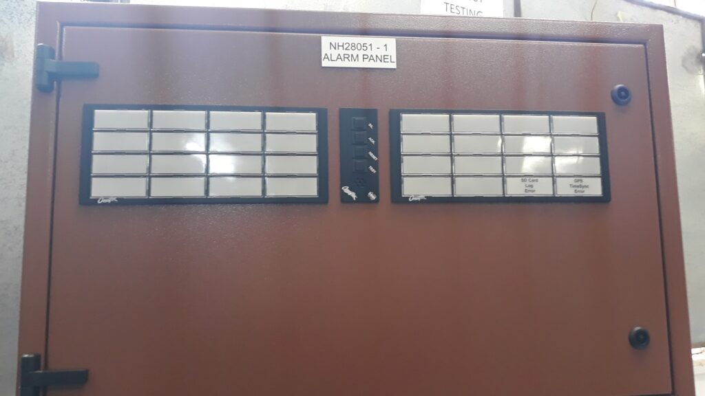 Omniflex alarm panel.