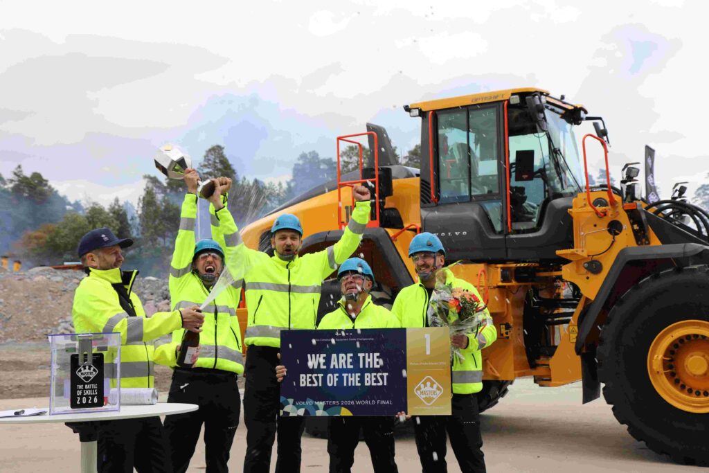 Competing against the top qualifying teams from every Volvo CE region, Volvo Maszyny Budowlane outperformed all challengers to secure the title of Volvo CE Masters Champions 2026.