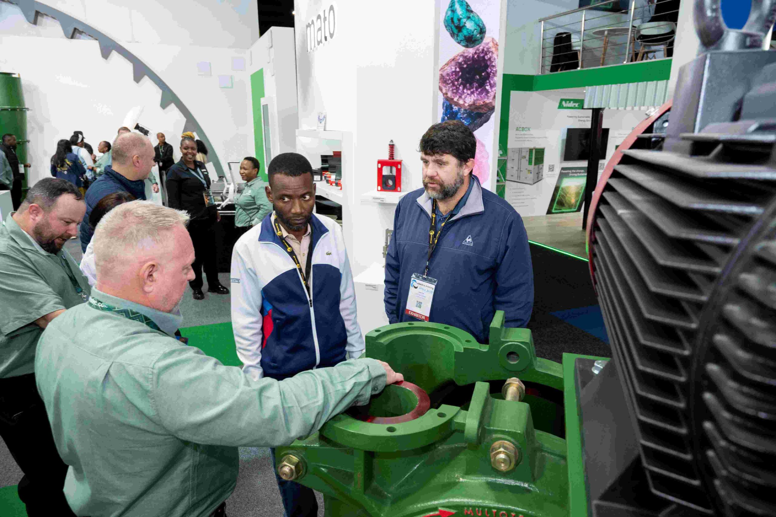 Visitors at the Multotec stand could see the solutions in action through demonstrations and interactive displays, while engaging directly with specialists from across the company’s various divisions.