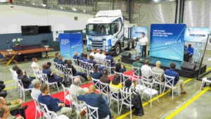 A key highlight of the opening is the introduction of the Scania SUPER powertrain platform to the Namibian market.