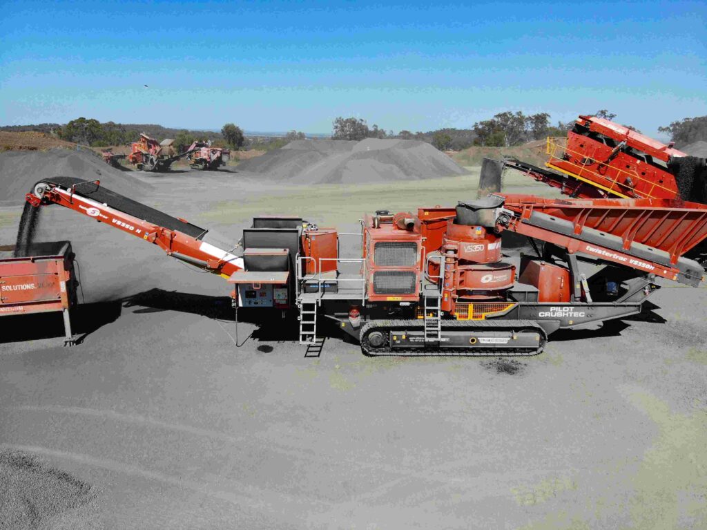 TwisterTrac VS350H units are strengthening Pilot Crushtec’s growing Australian footprint.